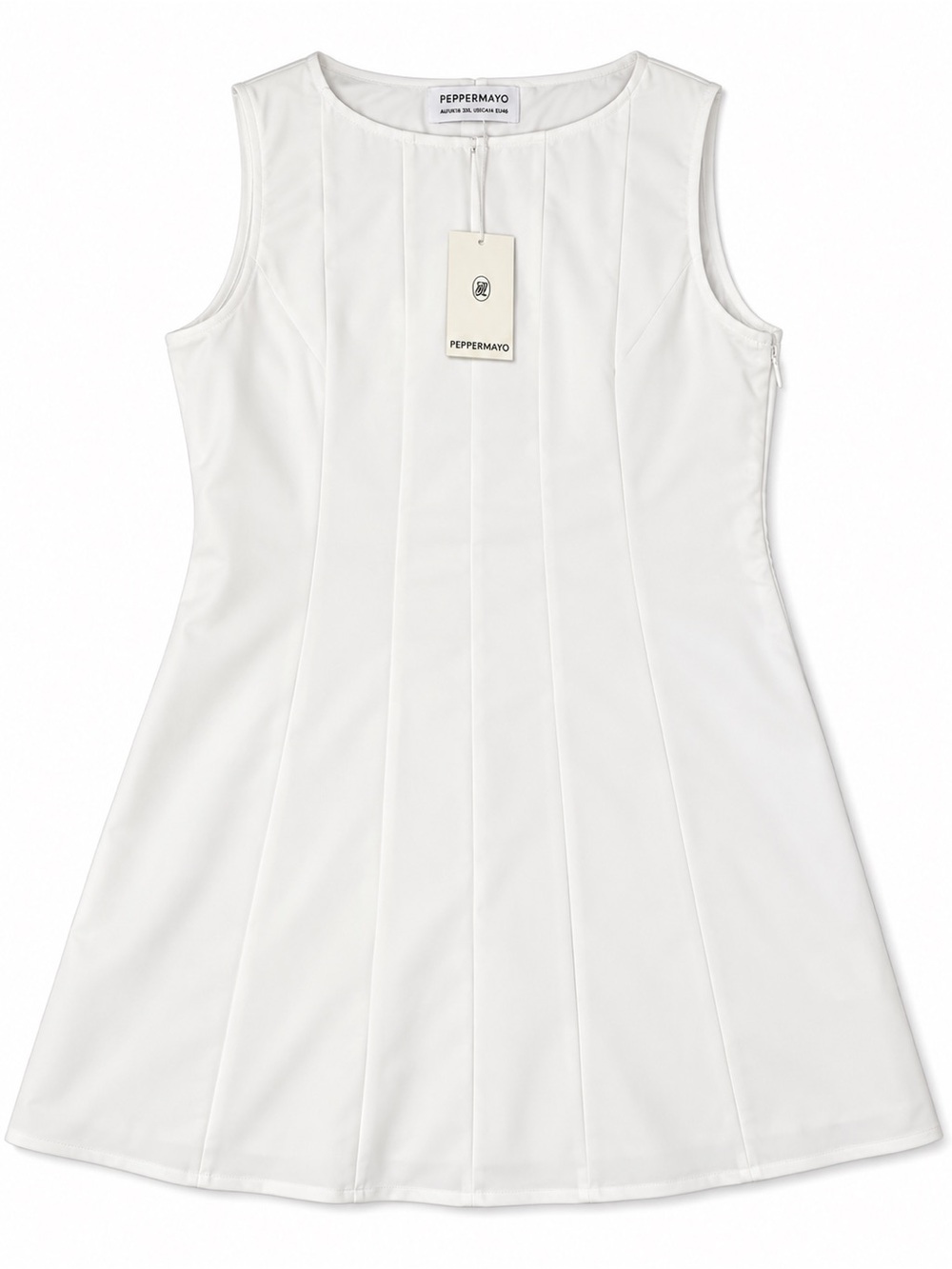 PepperMayo Emelie Mini Dress White Size US 14 / AU 18 3XL NWT Sleeveless